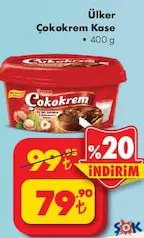 ÜLKER ÇOKOKREM KASE 400 G fiyat ve kampanya bilgisi